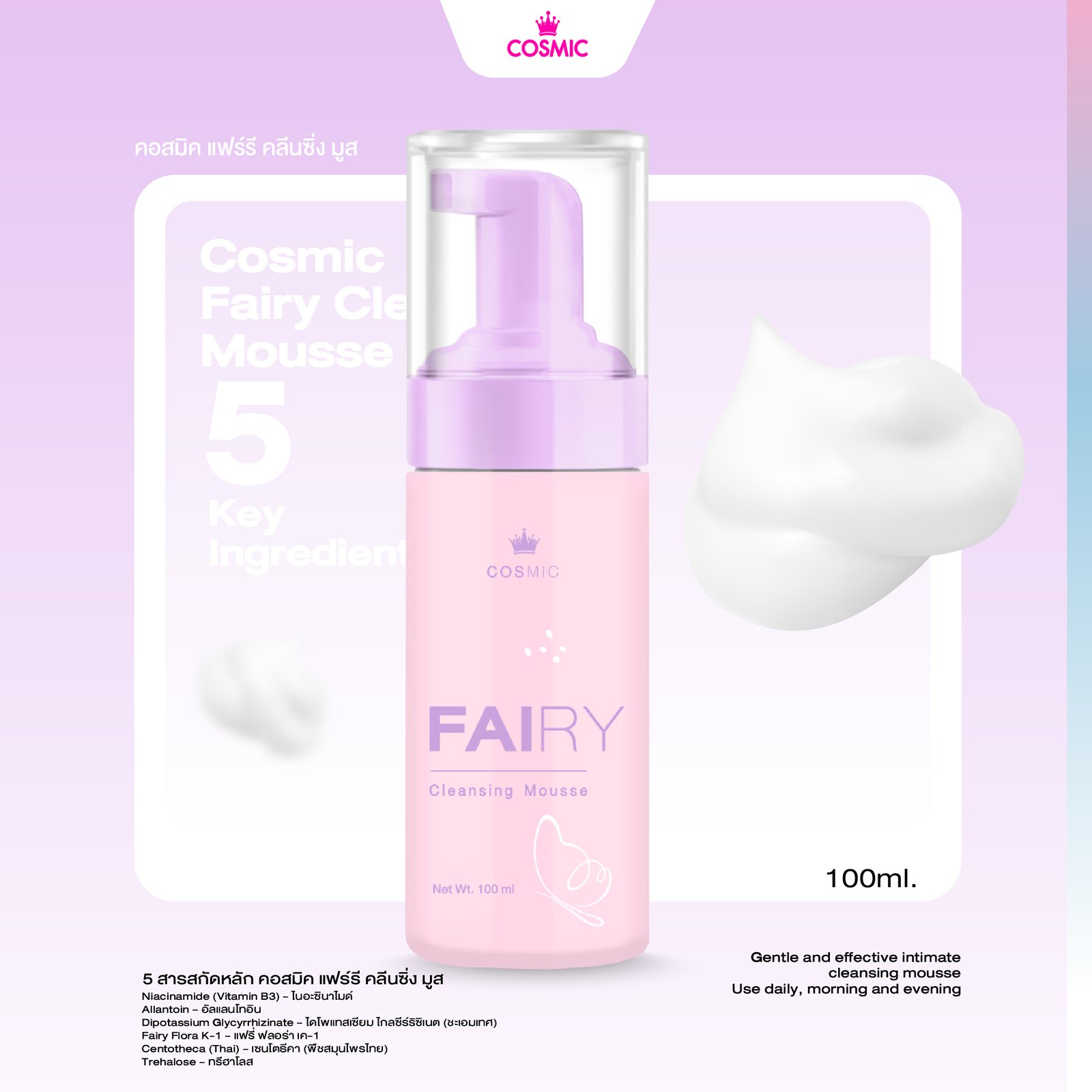 แฟรี่คลีนซิ่งมูสคอสมิค